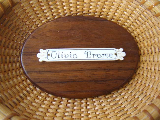 A wonderful small Nantucket "Friendship" basket made by William Sayle in 1975 — image 5